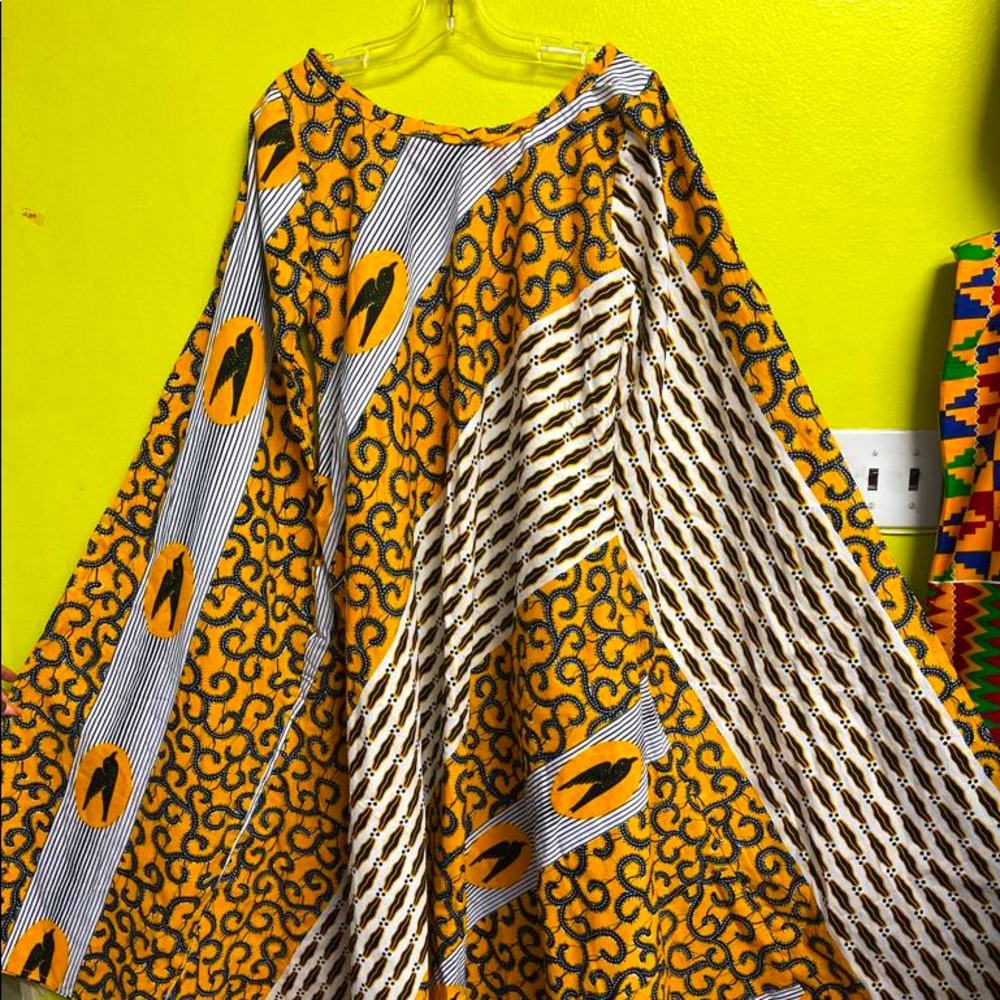African print dress